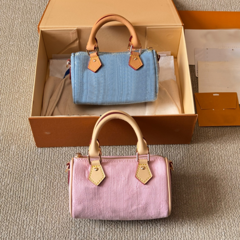Top Designer Sac Femmes Mini Denim Épaule Bandoulière Sacs De Luxe En Cuir Classique Lady Jean Embrayage fourre-tout pochette Sac À Main Bourse 1