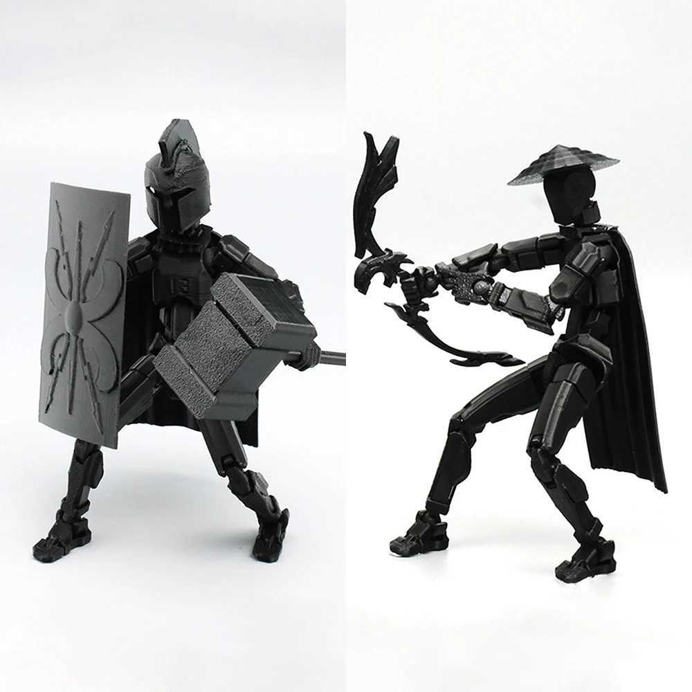 3D Printed Mannequin Dummy 13 Accessories Series Action Figures Toys Multi-Jointed Movable Shapeshift Robot Parent-child GamesC250315-image-1048941179