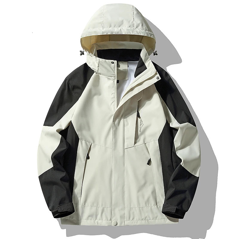 Uete Fashion Hiking Mens and Womens Jacket Windproof Waterproof Camping Running Thin Outdoor Neutral Couple 250313