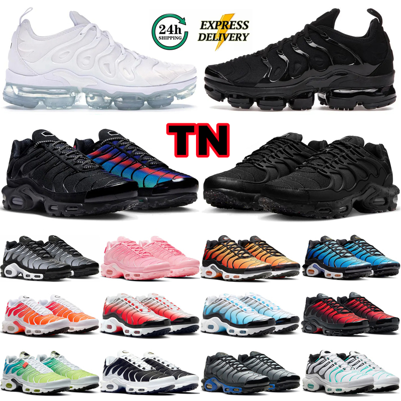 Chaussures de créateurs Tn 3 Tns Plus Hommes Chaussures de course Midnight Navy Unity Brésil Métallique Argent Blanc Hyper Bleu Crépuscule Hommes