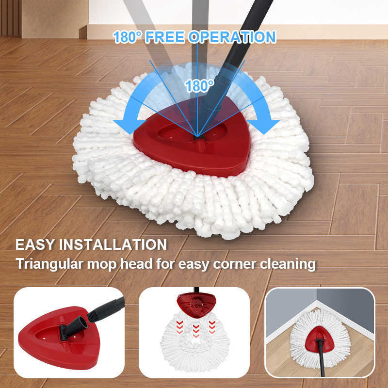 Mops OFit O-Cedar Easywring Swivel mop Bucket mop head accessories W250317-image-1035139884