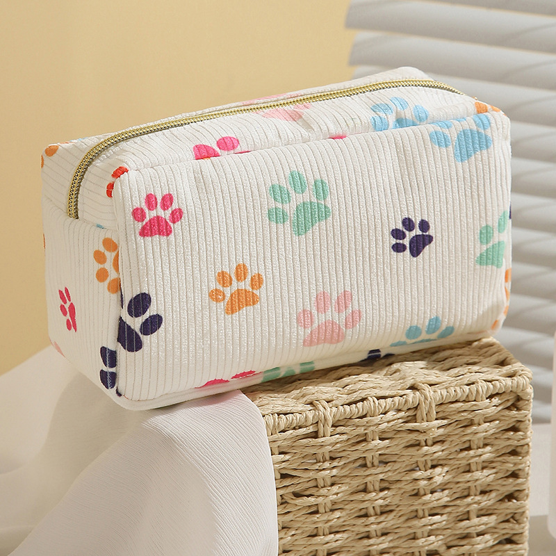 3551 Printed pattern ladies cosmetic bag large capacity