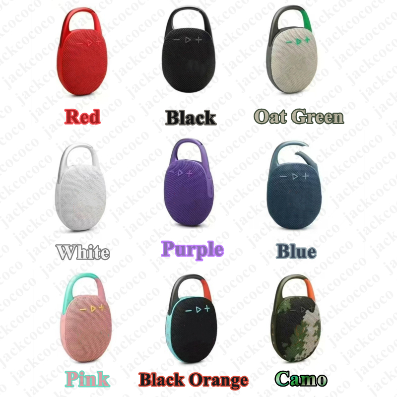 Mini Clip5 Portable Speakers Wireless Bluetooth Speaker Outdoor Fitness Sports Speakers High quality Hook type speaker-image-1049359109