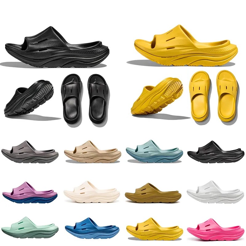 Designer Men Slippers Summer Outdoor Beach Shoes Restore TC Ora Luxe Recovery Mule Slide Slip on Garden Clogs Women Casual Water Shower Sandals U