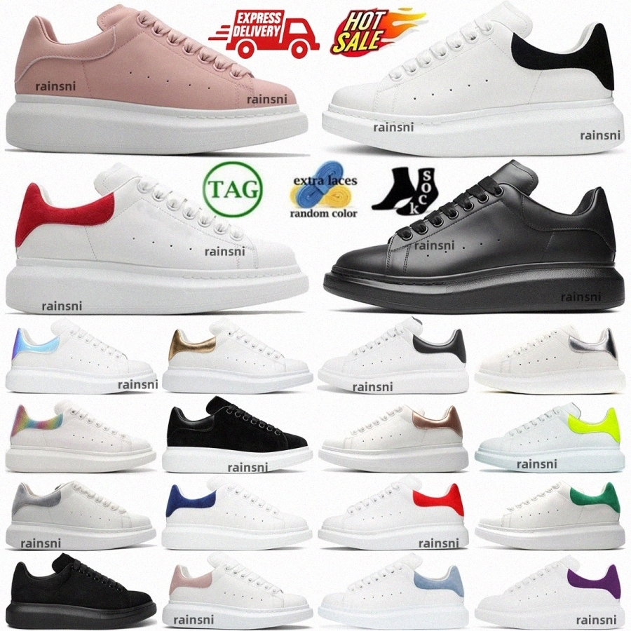 Oversized shoes designer sneakers Black Red Translucent Sole White Paris Blue Trim Rose Gold Vanilla Pale Beige Patchouli Grey Shiny Shy9Bf#