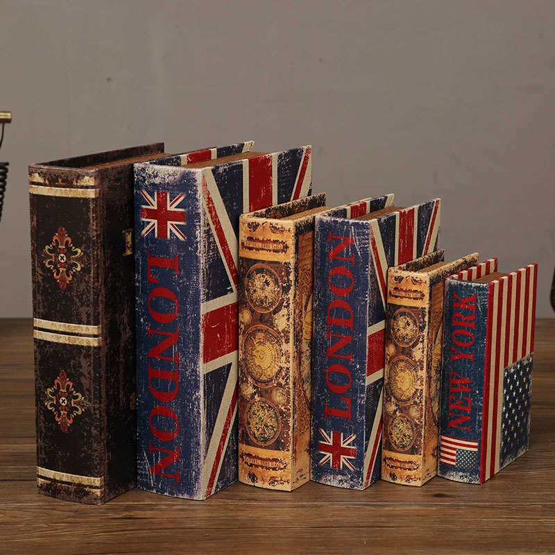 Decorative Objects Figurines Fake Book simulation book model decoration study Office Bookcase decoration Book photography props handicraft decora