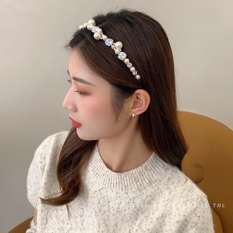 Elegant Faux Pearl Headbands - Vintage Luxury Headwear for Any Occasion-image-1049508238