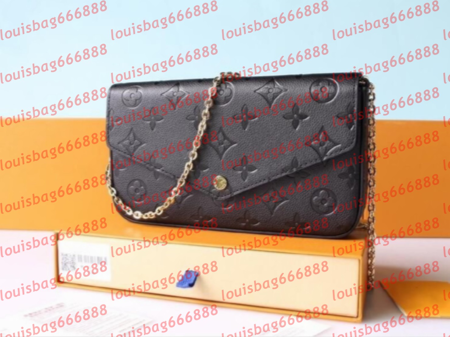 Designer bag handbag 3in1 fashion luxury shoulder bag purse cross body purse message bags wallet Multi FELICIE POCHETTE on chain M61276 bags for wom