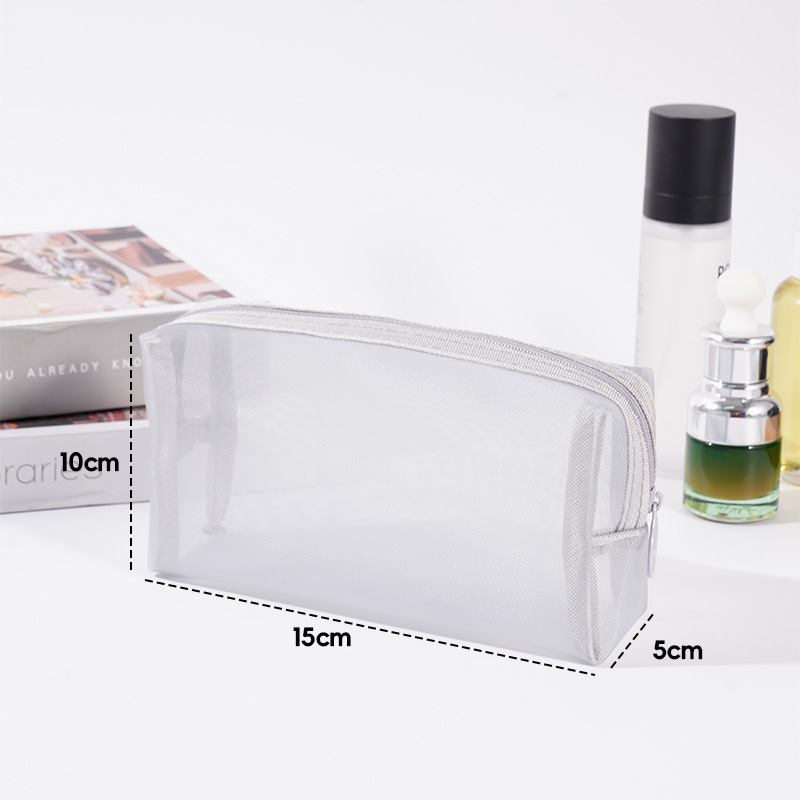Sac à cosmétiques en maille M224M pour femmes, sac de rangement pour articles de toilette haut de gamme, nouvelle collection 2025