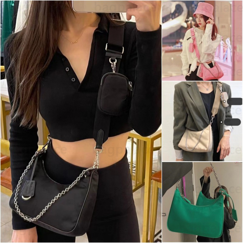 Top Sale 3 pieces designer bags women crossbody bags Shoulder Bag Genuine Nylon handbags purses lady tote Coin Purse wallet handbag girl dhgate bag