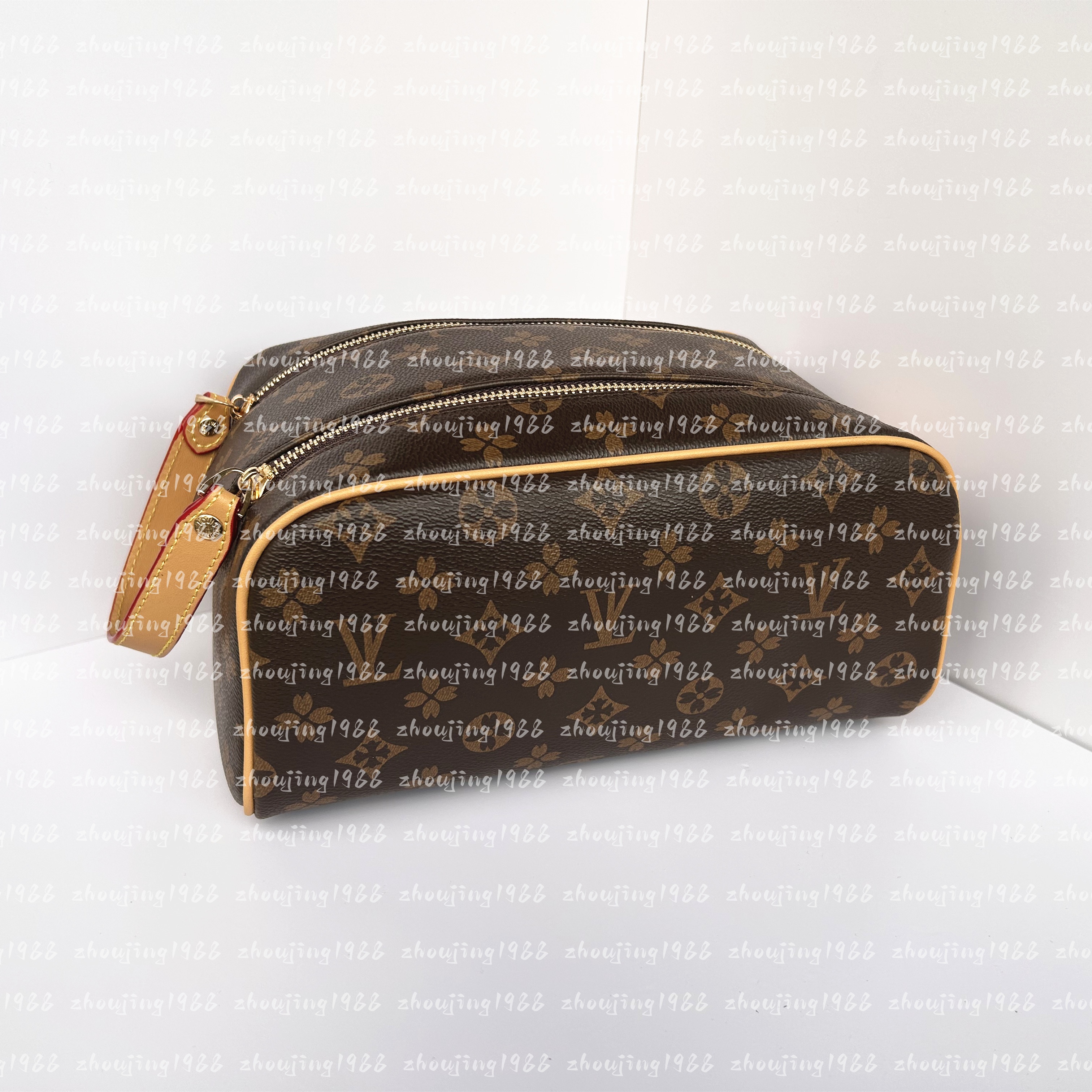 M47528 KING men's cases handbag wash bag luxury designer fashion lady beauty double zipper large capacity cosmetic storage bags