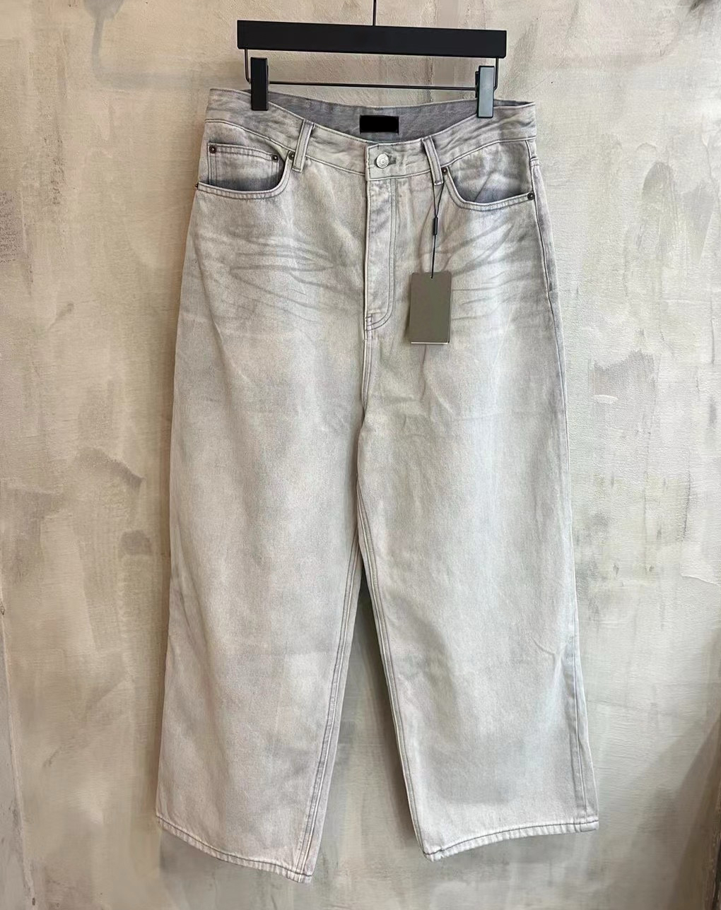 Men&#039;s Plus Size Pants 2023ss Unwashed Selvedge Mens Raw Denim Jeans High Quality Indigo Small Quantity Wholesale Price Japanese Style Cotton-image-912671643