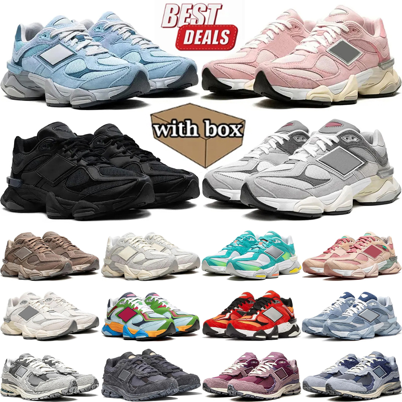 With box designer shoes men women daily outfit running shoes Black White Grey Blue Pink Green mens Trainers Outdoor Sneakers-image-996080573