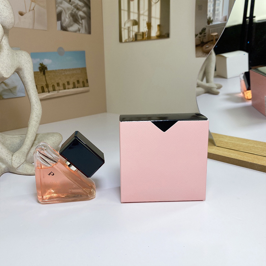 Designer Womens Perfume Men Perfume 30/50/90ML Triangle Shaped Bottle Body Design Long Lasting Fragrance Cologne Luxury Spray Atomizer Parfum eau-image-1049636188