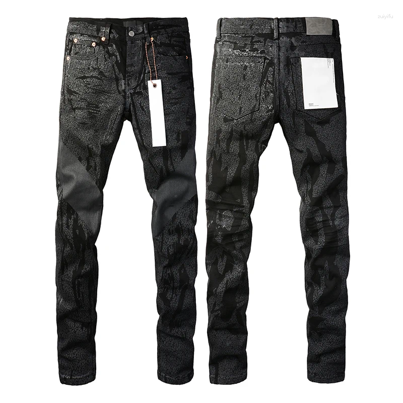 Men's Jeans Vintage Do Old Purples Street Hip Hop Style American Trend Personality Skinny Denim Trousers Men Clothing