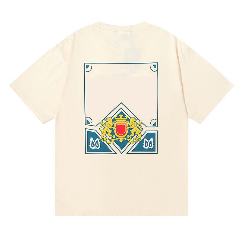 Designer T Shirt Cotton Men and Womens Couples Short Sleeve Top Breathable and Sweat