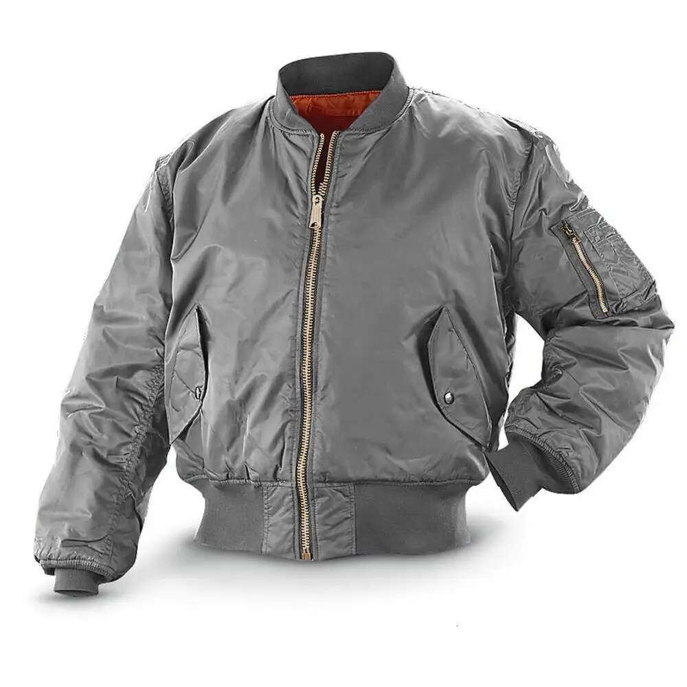 Unisex Bomber Men Windbreaker US Air Pilot Flight Jacket Hip Hop Waterproof Nylon Autumn Long Sleeve Coat Ma1 2025 Z1