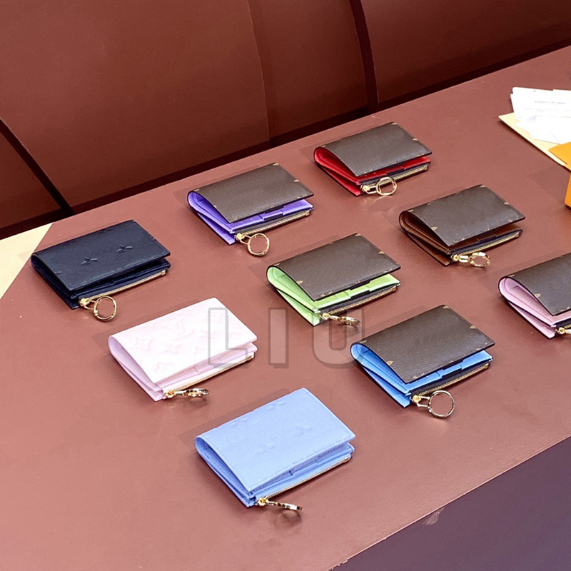 Mirror Quality Key Pouch Fashion Women Lisa Wallet Designer Pouch Coin Purse Credit Card Holder Luxury dermis Purse