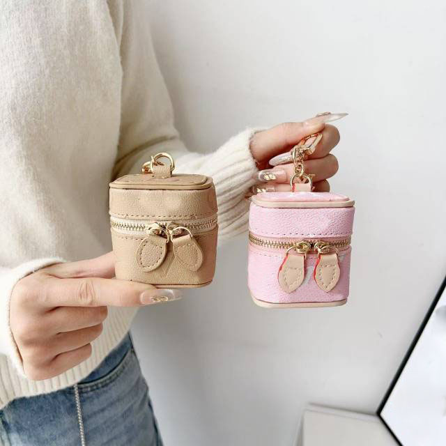 Presbyopia Flower Print Model Keychain Key Chains Ring Holder Storage Box Designer Letter Keychains For Porte Clef Gift Men Women Car Bag Pendant Ac