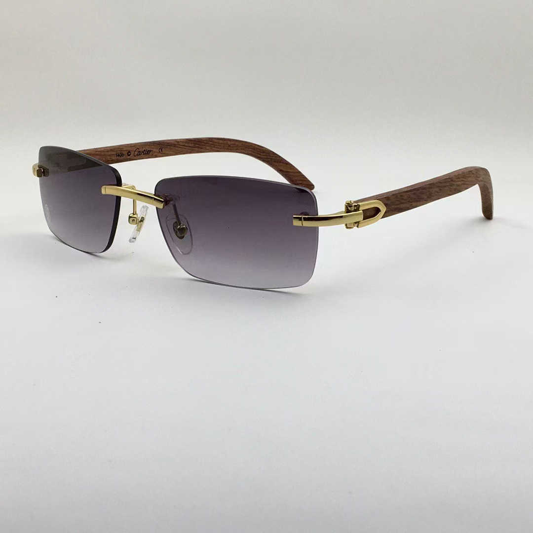 Classic designer top sunglasses 2024 New Sunglasses 3524012 High Quality Wooden Legs