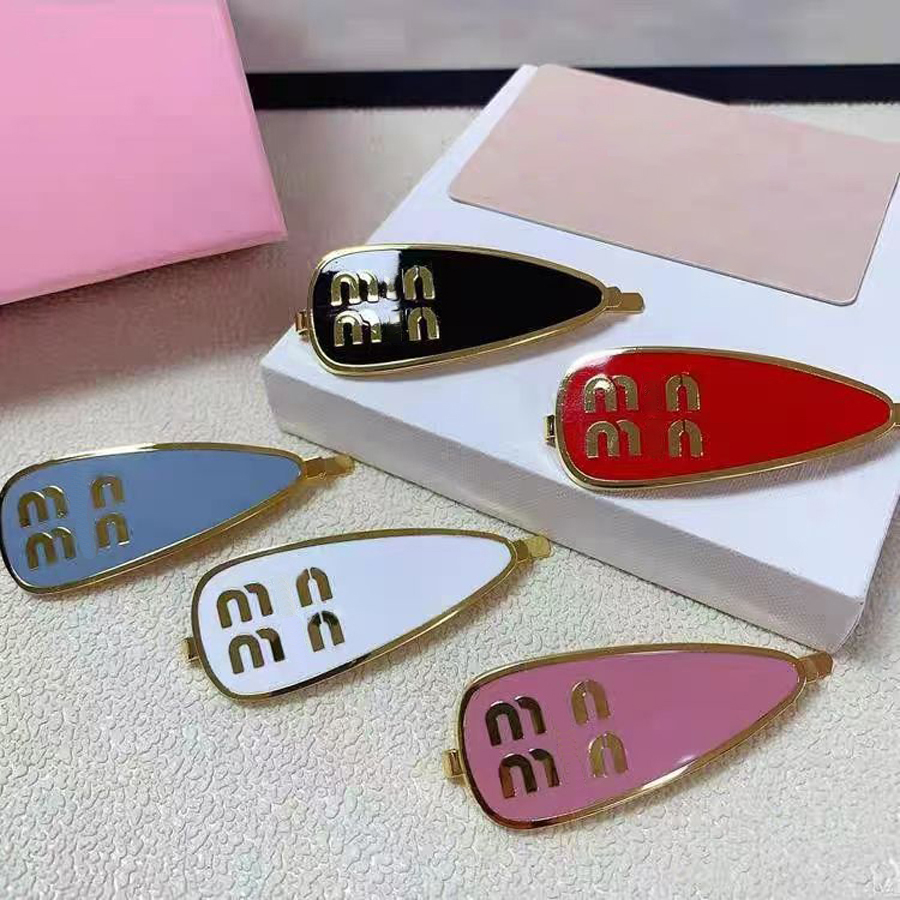 Luxury jewelry Designer leather barrette Women's Hair Clips Girls' Hair Clips Charm Claw clip Hair accessories barrette-image-1049864579