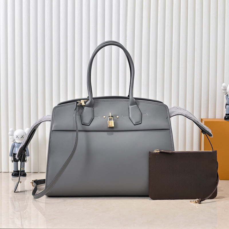 Tote Handbag Designer Femmes Men Sac à provisions Sac à bandoulière en cuir avec SEVATER COIN CITY SPEETER SOFT MM Série M12005
