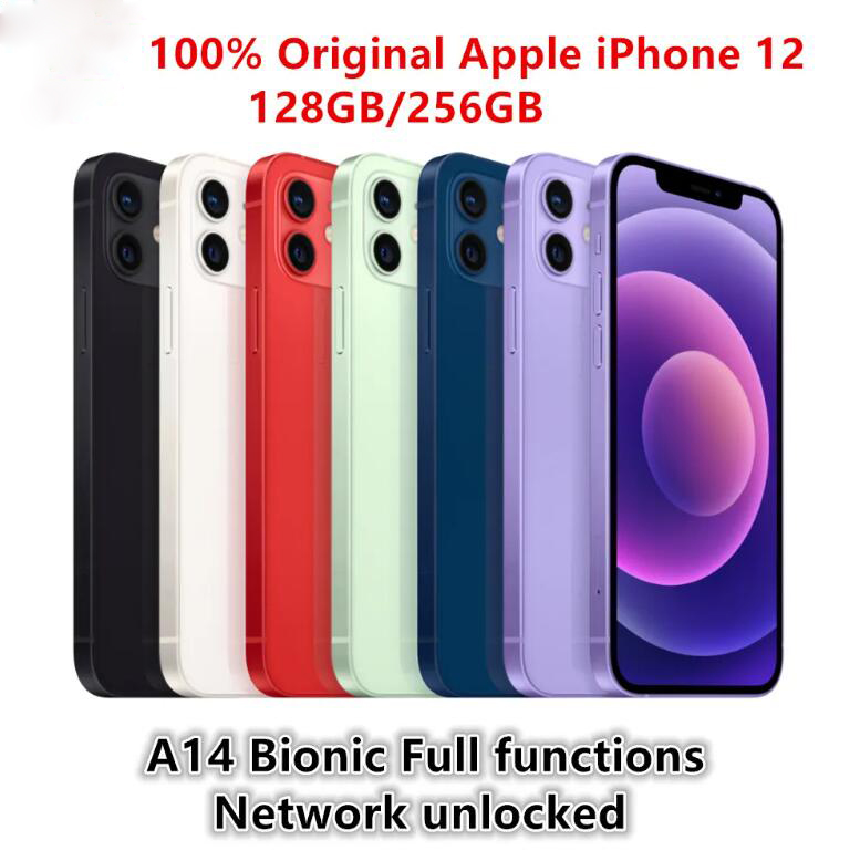 Refurbished Original Apple iPhone 12 6.1inch 5G Hexa Core Dual 12MP 64GB Unlocked Cellphone-image-787831536