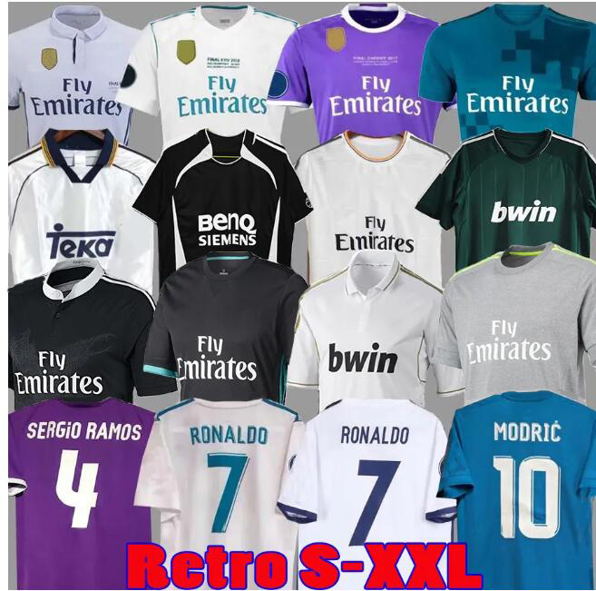 Retro MadRIdS soccer jerseys long sleeves Real Ronaldo 2013 2014 15 16 17 18 RAUL FIGO ZIDANE SUKER R.CARLOS ASENSIO BALE SERGIO 96 97 98 00 01 0-image-899097654
