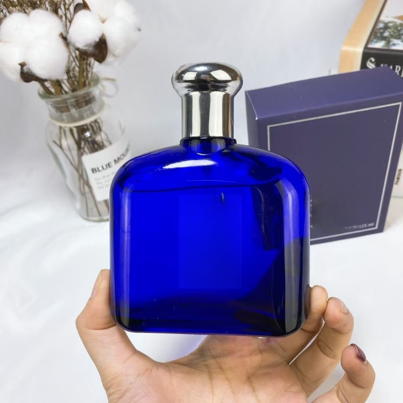 Pour les hommes Eau de Toilette Spray125 ml de créateur premium Men Fragrance Verre Bouteille de longue durée de colocture de Polo Blue de Classi