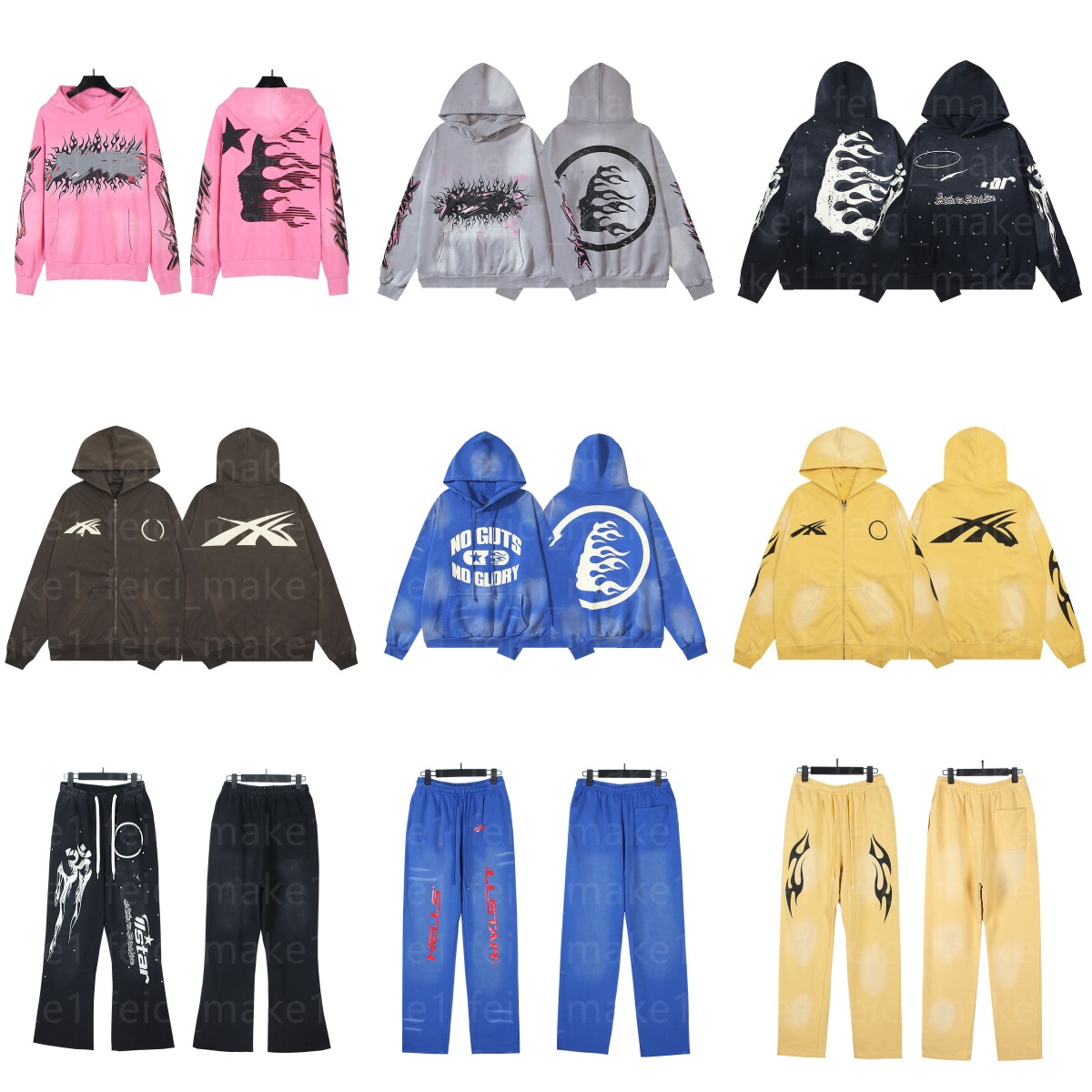 Men&#039;s Hoodie Sweatshirts Hoodie Trend Fashion Vintage Hip Hop Hoodie Street Hooded Sweatshirt Designers Shirt Long Sleeve Pullover Helled Wo-image-883160310