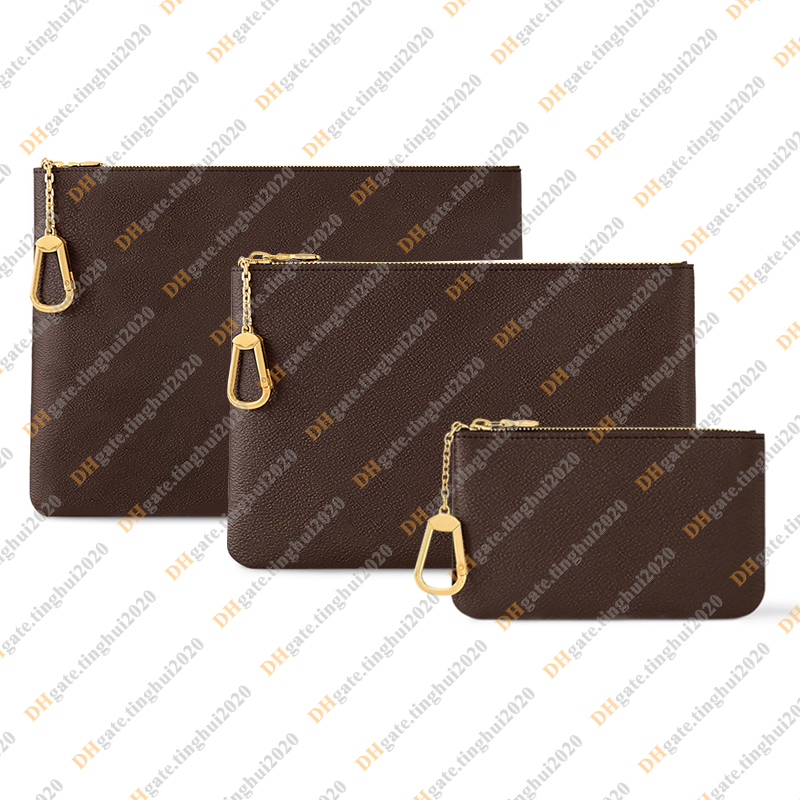 Unisex Fashion Casual Designer Luxury Key Pouch Coin Purse Wallet Credit Card Holder Clutch Bag TOP Mirror Quality M13559 M13560 M13561 M62650 M2