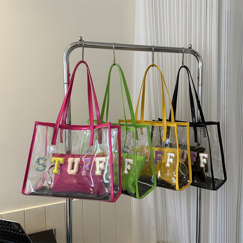 Popular Large Capacity Single Shoulder Tote Bag 2025 Spring New Fashion Simple Letter Designer Bags