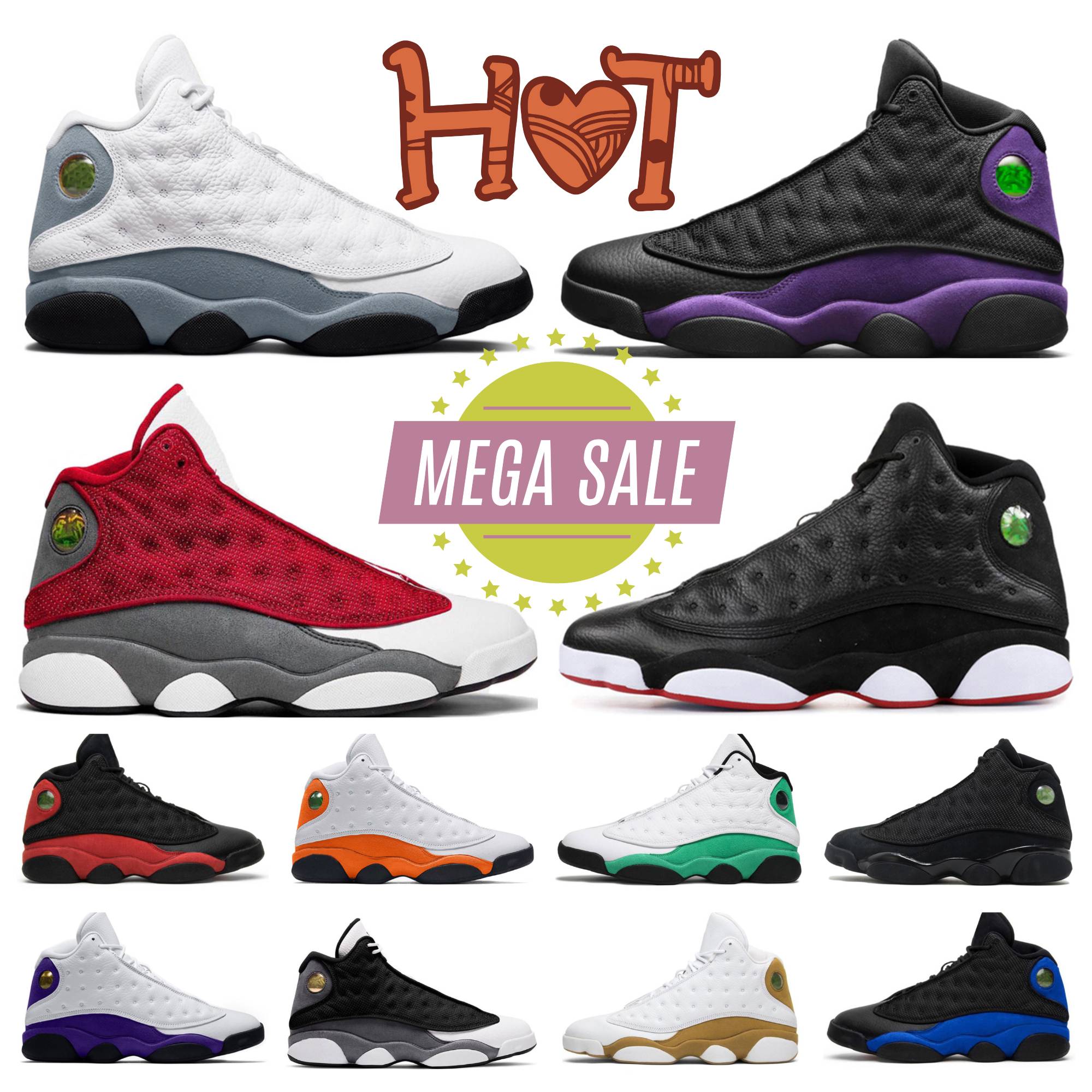 2025 Designer Wheat 13s Basketball Shoes 13 Black Flint Red White Wolf Grey SoleFly Celestine Blue Navy Black Cat Starfish Del Sol Mens Sports Train