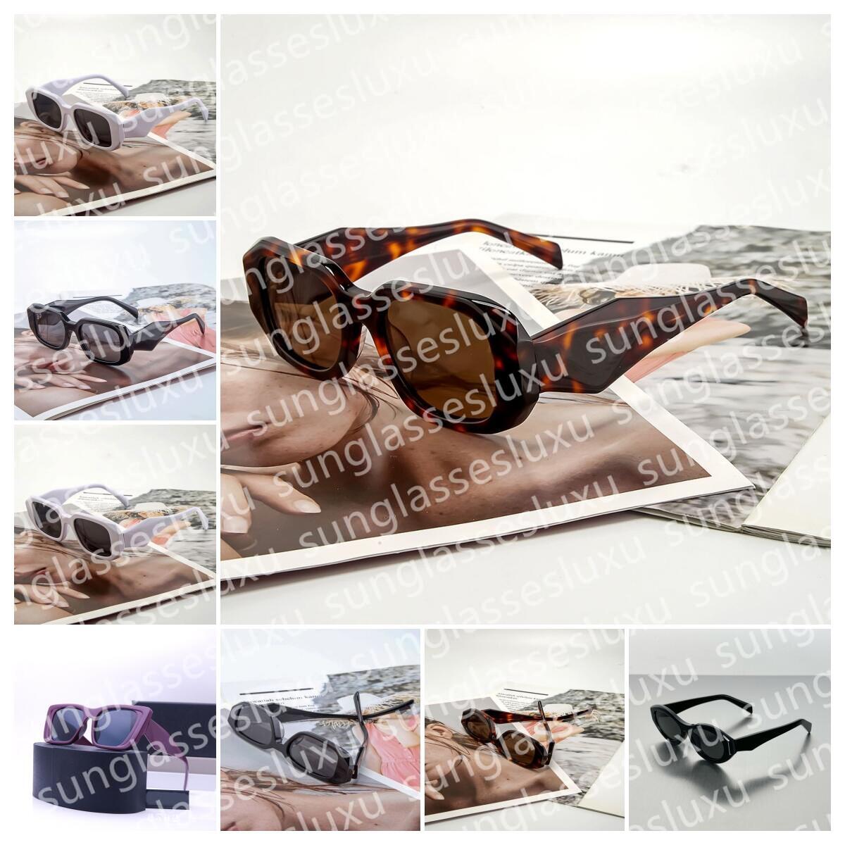 Sunglasses for Woman Designer Glasses Retro Fashion Mens Driving outdoor UV Protection Small Frame Logo Leg For Women Eyeglasses with box gafas e-image-940167088