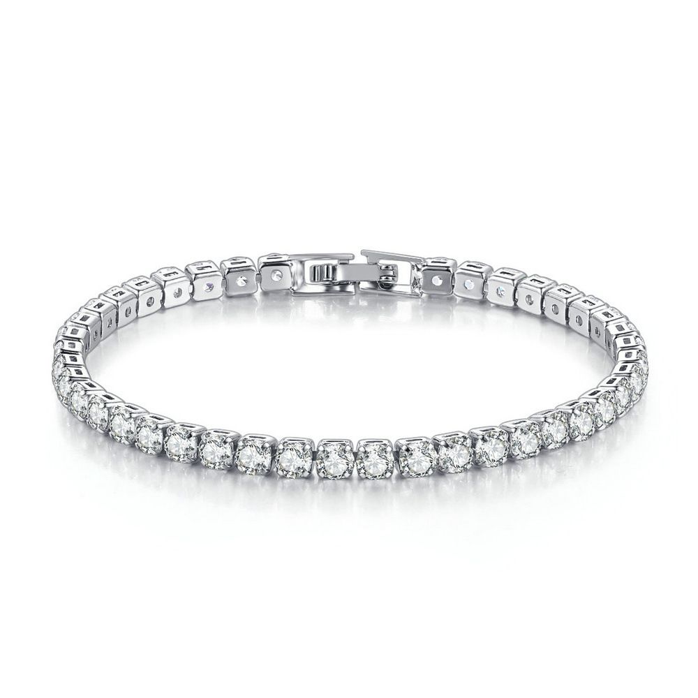 Designer Jewerly Women Bijoux Gold Accessoires Designer Cartoon Bracelet Moisanite 3 mm 4 mm 5 mm VVS Diamond Bangle Bijoux en argent Femme Silve