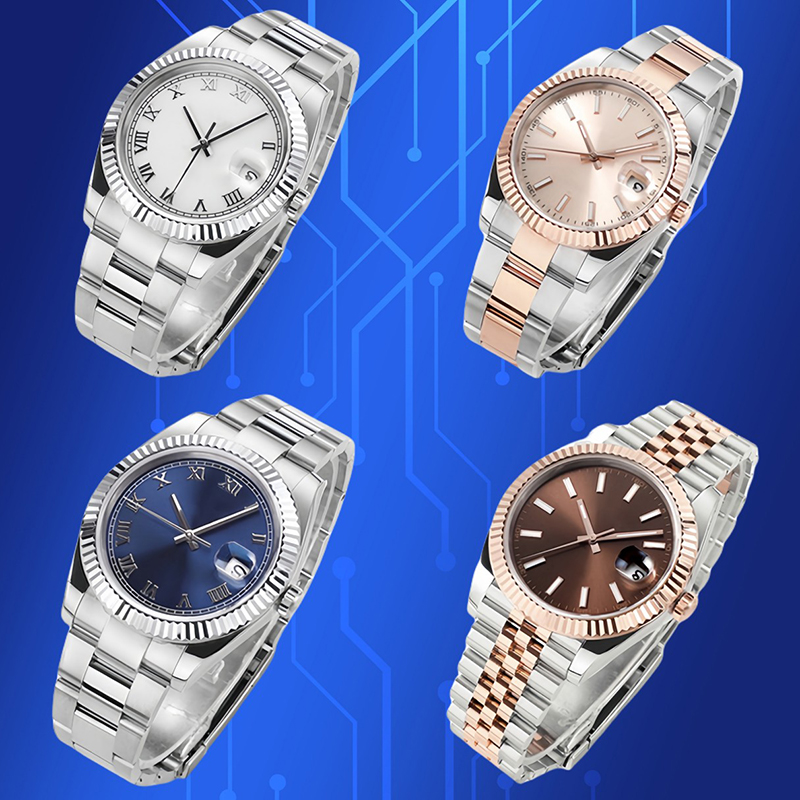 Men's Watches High Quality Design 36mm 41mm Mechanical Movement Watch 904 Full Stainless Steel Chain Sapphire Mirror Luminous Function Desig-image-916918432