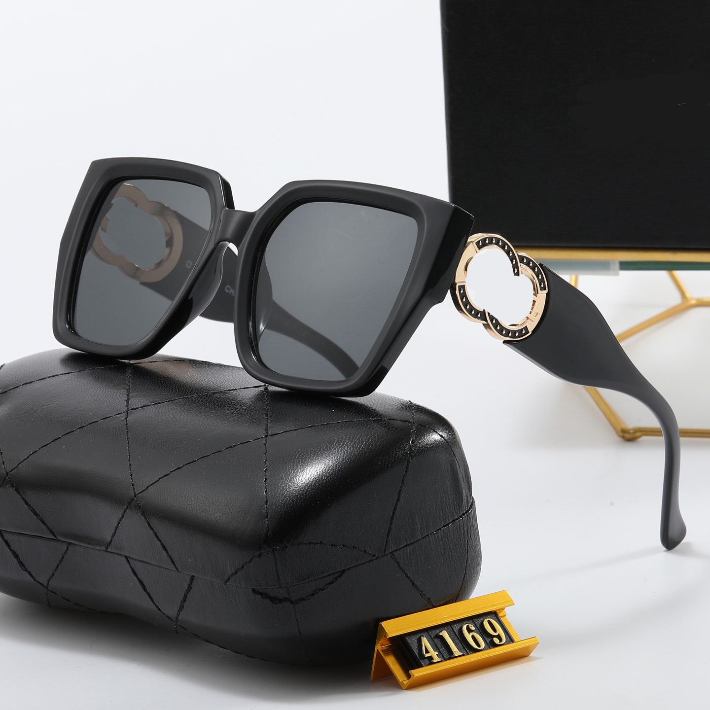 Luxury Claasic designer sunglasses men women sunglasses glasses brand luxury sunglasses Fashion classic leopard Goggle Frame travel beach Factory-image-936321777