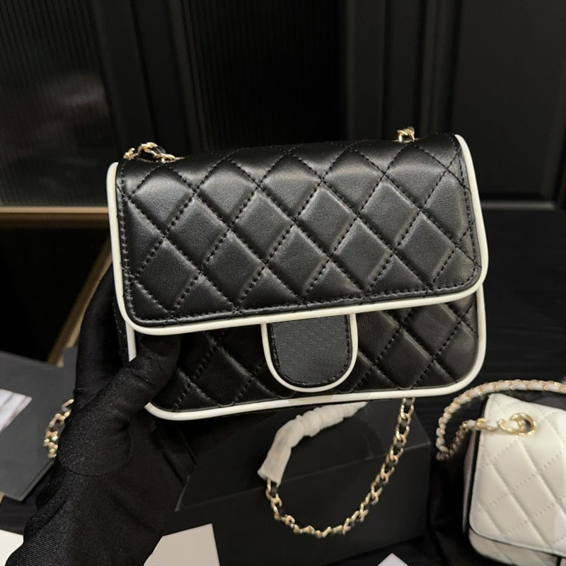 Patchwork Cowhide Designer Women Shoulder Bag 18/20CM Two Sizes Luxury Handbag Evening Clutch Crossbody Wallet Vintage Mini Flap Coin Purse Card Hol