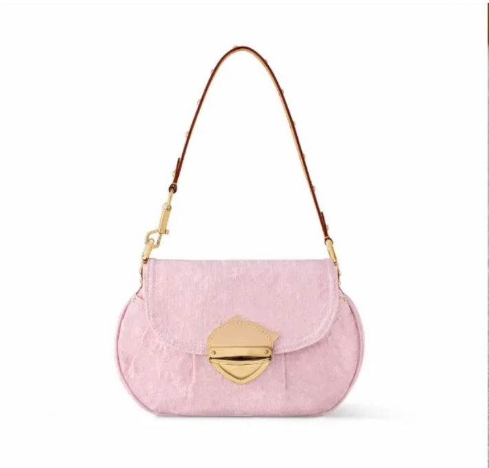 Evening Bags Shoulder Bags Denim pink Vintage Designer tical bag Shoulder Bag Women Tote Bags Handbag travel bag Flower Underarm Bag
