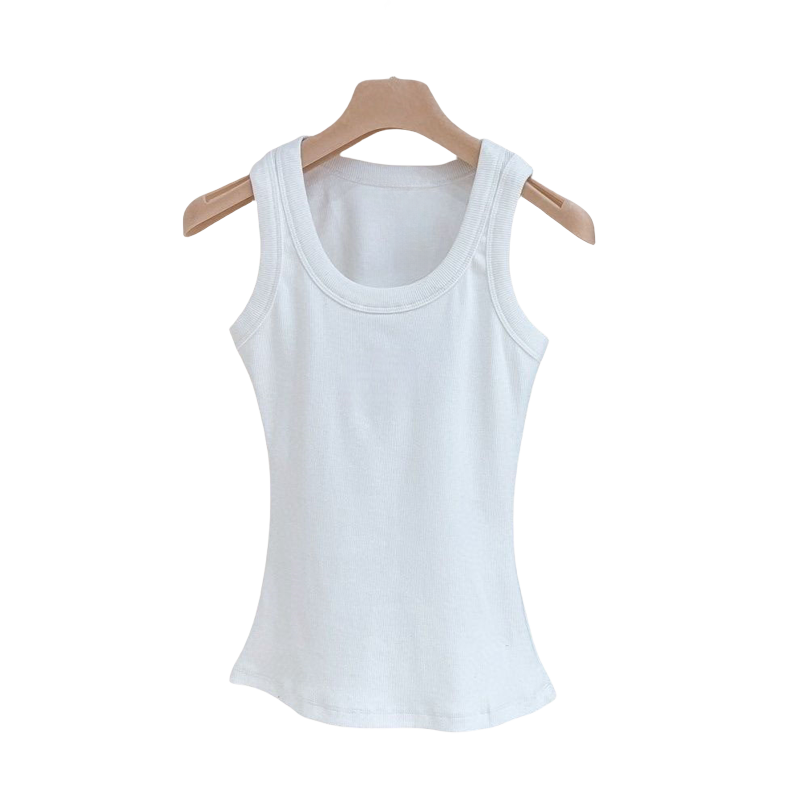 Designer Womens Tshirt Tees Cotton Tank Top Summer Fashion Sexy Crop Tops Tshirt Sleeveless Knit Embroidery Backless Tops