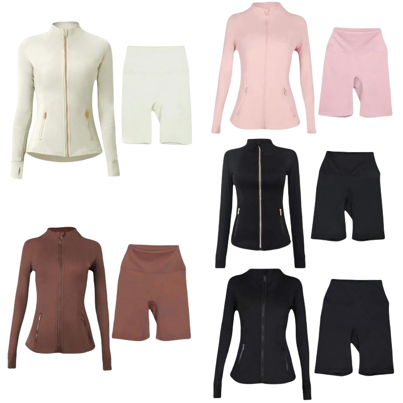 Designer de veste de yoga loison simple de gymnase de gymnase sport extérieur costume de fitness pantalon flare haut de gamme dames athlétique us