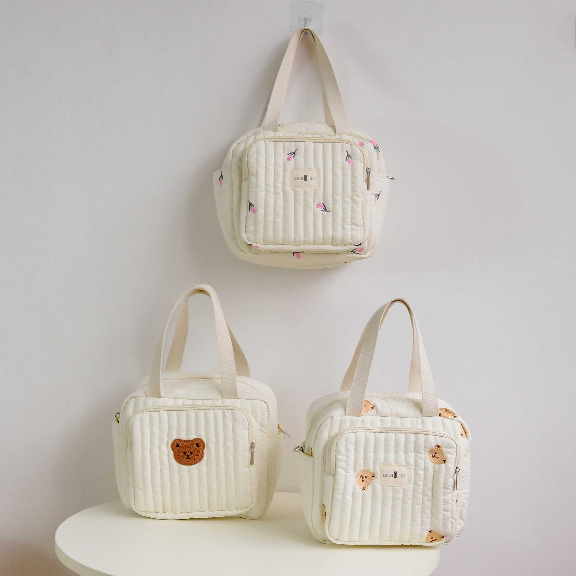 One-Shoulder Portable Mother and Baby Bag Supplies Cute Diaper Storage Backpack Milk Bag Crossbody Large Capacity Mommy BagC250326-image-1050591000