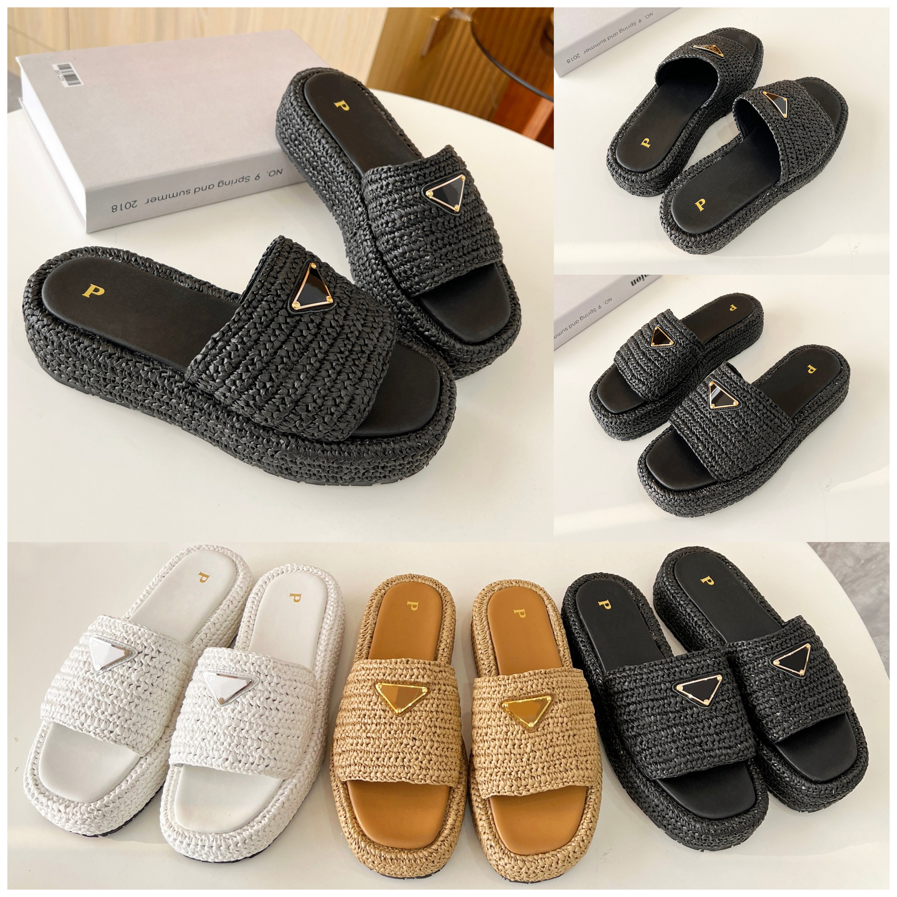 Chaussures de créateurs Femmes Sandales Men Slippers Triangle Metal Slide Summer Summer Beach Slippers Outdoor Casual Chores Fashion Sandales pol
