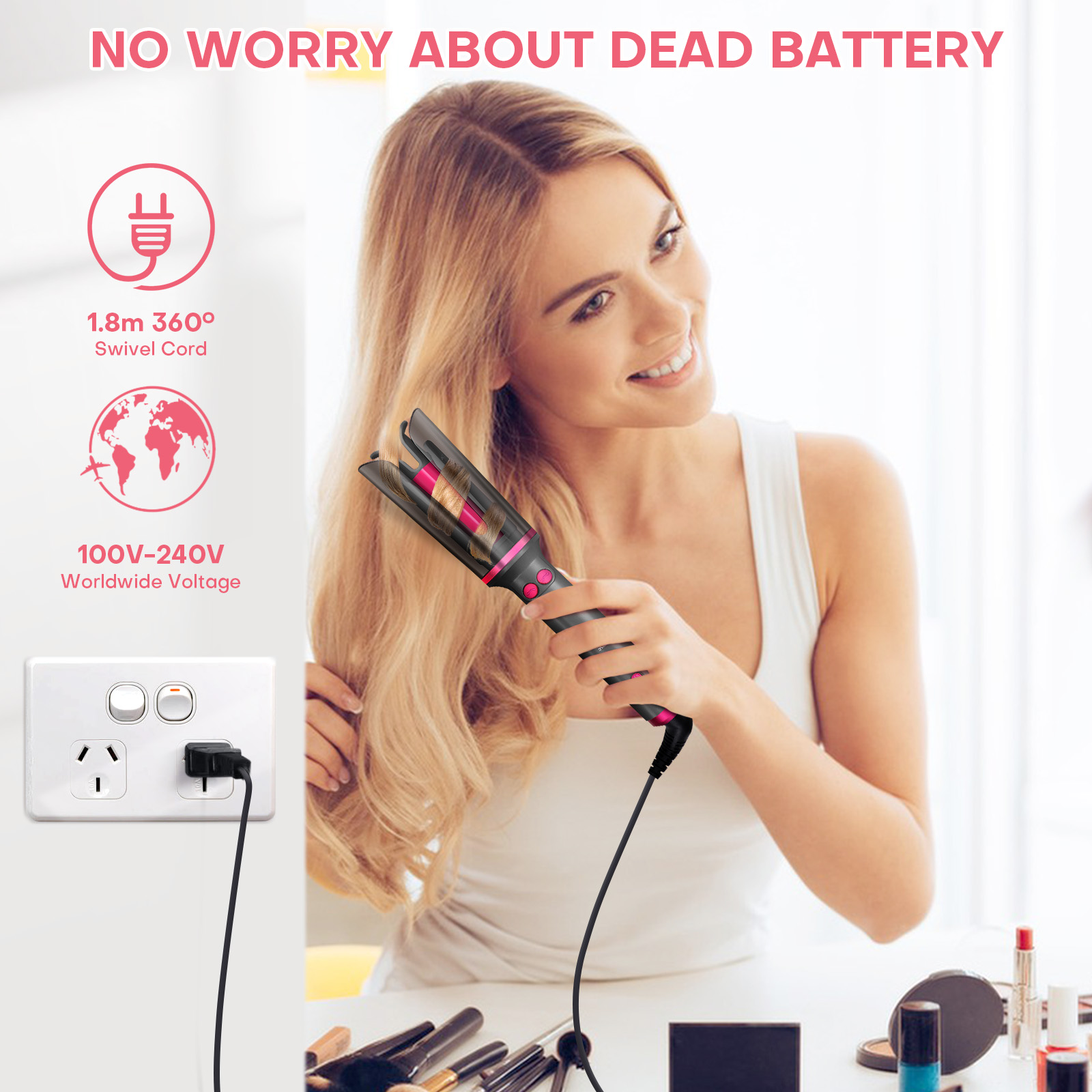 hair curler iron automatic hair style customize color hair curling H168 LED hair curlers-image-1062474794