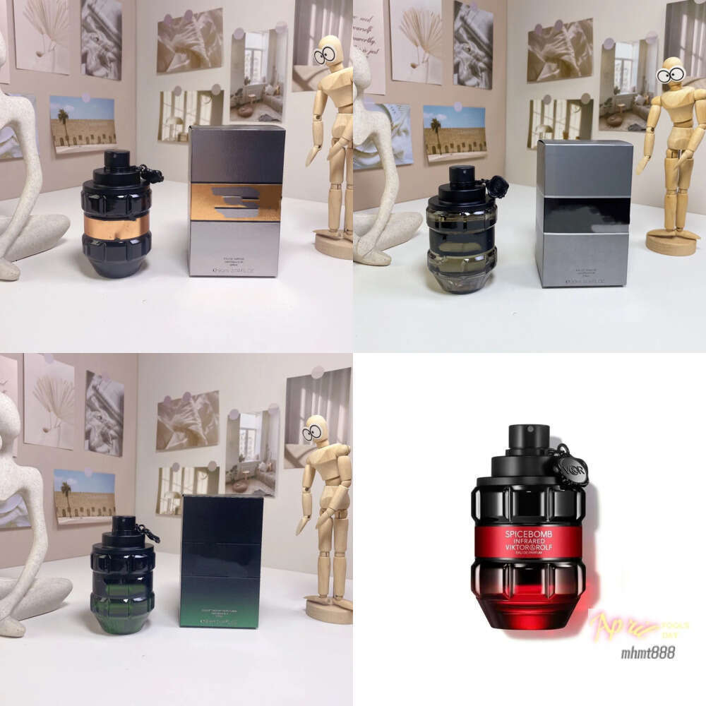 Solid Perfume Viktor Rolf Spicebomb Infrared Eau Parfum Woody Spicy Cologne For Men With Notes Of Leather Cinnamon 3 Fl Oz Drop De Otylz-image-1050679181