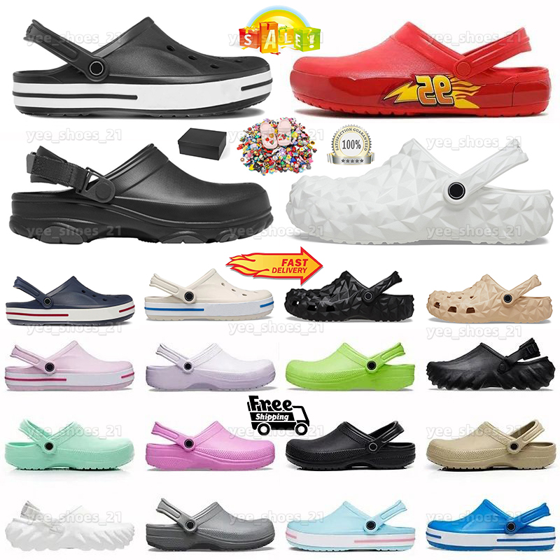 2025 Free shipping with box best discount designer sandals famous women men slides slippers beach waterproof shoes buckle outdoors triple black whit