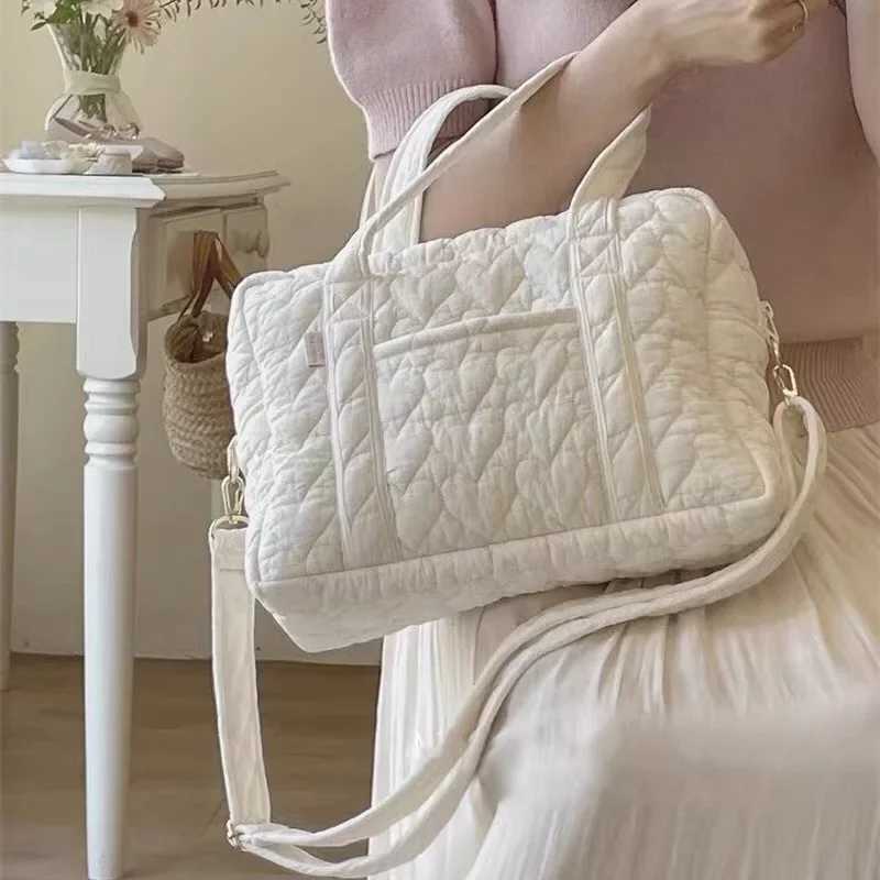 Cotton Quilted Baby Diaper Bag Lage Travel Maternity Pack Women Messenger Multi Functional Handbags Sac A Langer BbC250326-image-1050589149