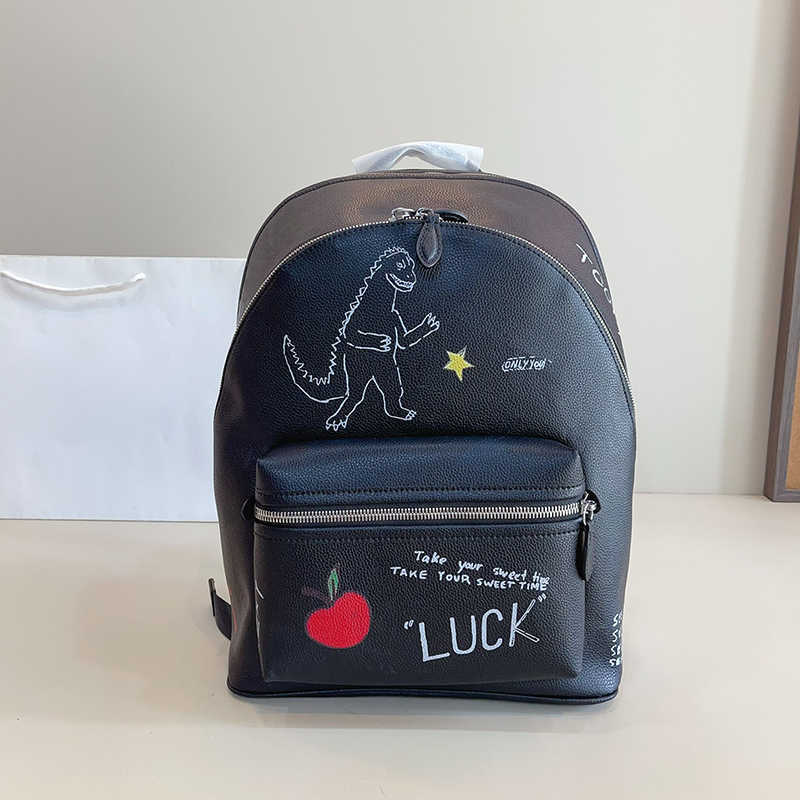 Luxury Backpacks designer backpack men leather bookbag fashion print travel track back pack women student school bag 250326