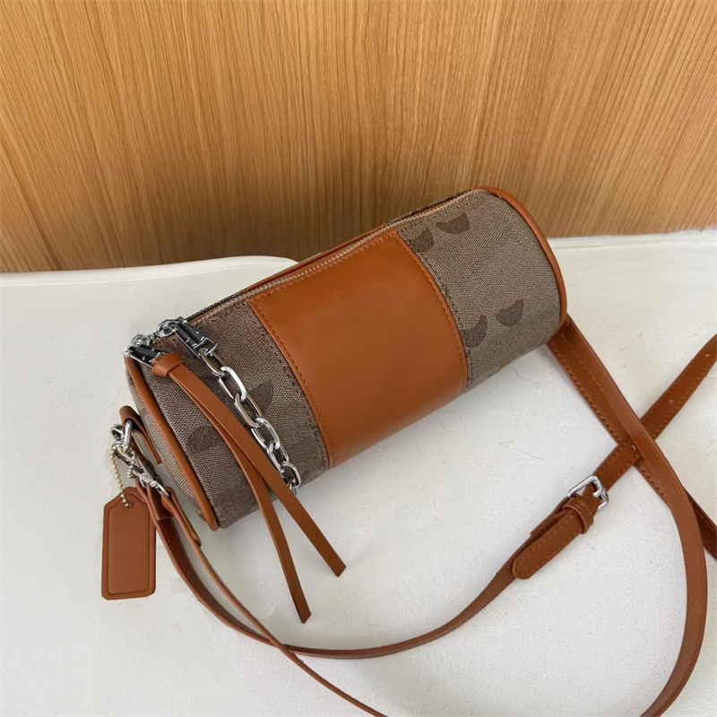Brand Designer Barrel-Shaped Bag for Women, Stylish Shoulder Bag Crossbody Bags ChaoC8015