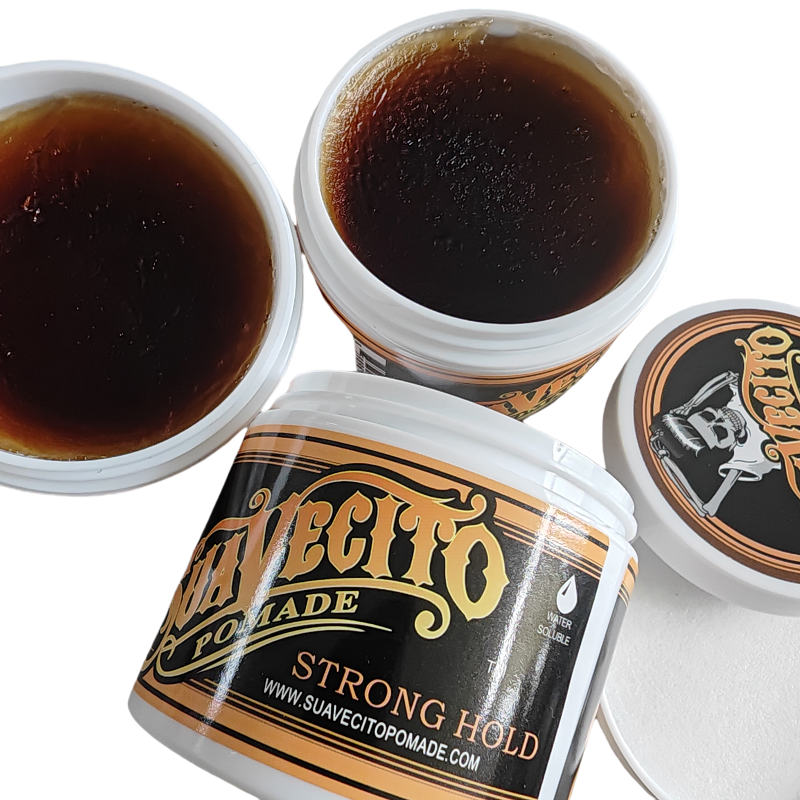 Pomades Waxes Suavecito Hair Strong Restoring Pomade Gel Style Tools Firme Hold Big Skeleton Slicked Back Oil Wax Mud 4$